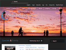 Tablet Screenshot of anightinaustin.com